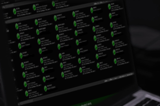 Monitored network operations display